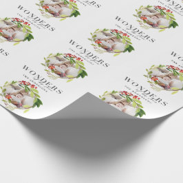 Under av hans foto för kärlekvattenfärglövverk presentpapper