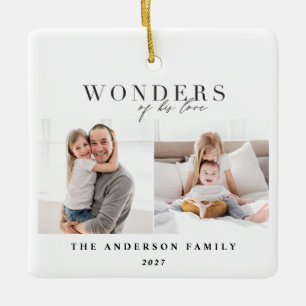 Under av hans kärlekreligiösajul julgransprydnad keramik