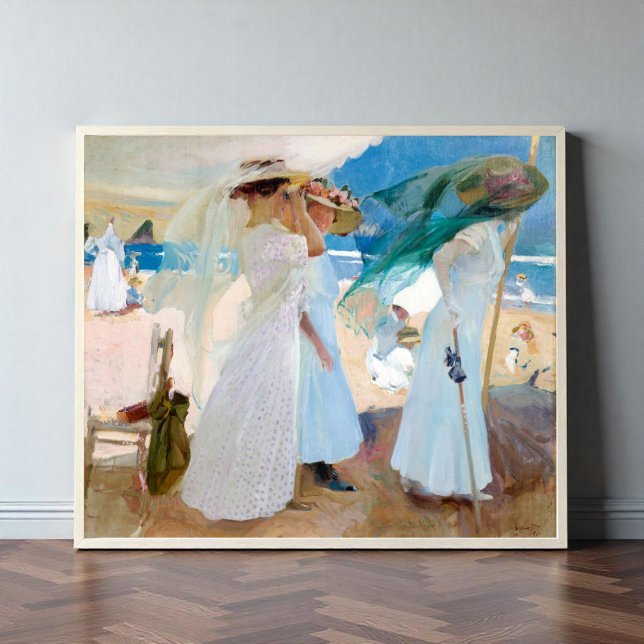 Under Awning, Joaquín Sorolla Poster (Skapare uppladdad)