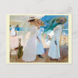 Under Awning, Joaquín Sorolla Vykort