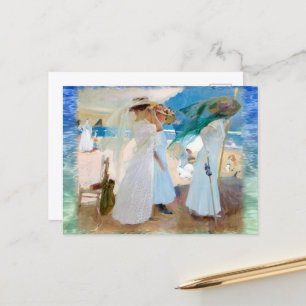 Under Awning, Joaquín Sorolla Vykort