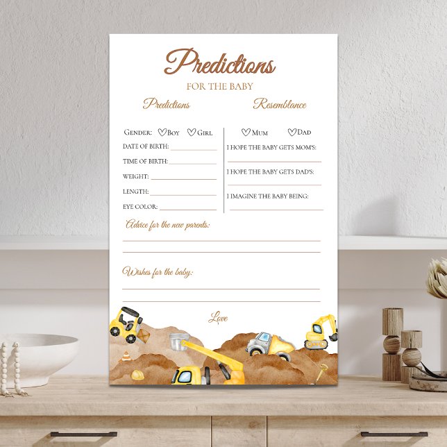 under babydusch Predictions-spel (Skapare uppladdad)