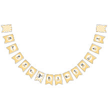 Under banderoll för födelsedagsbuntning på byggpla