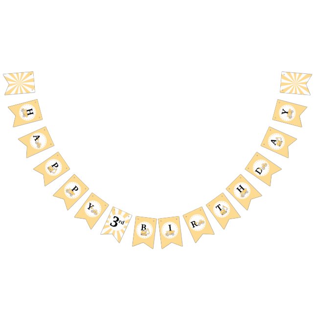 Under banderoll för födelsedagsbuntning på byggpla vimplar (Alla)