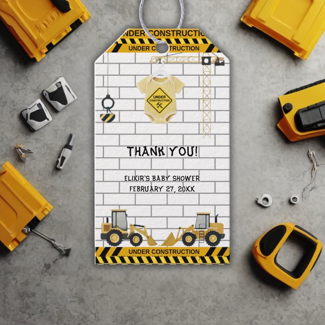 Under Barnkläder för tillverkning babyskor Presentetikett (Skapare uppladdad)