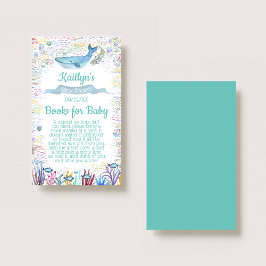 Under begäran om Sea Baby Shower Bok Tilläggskort