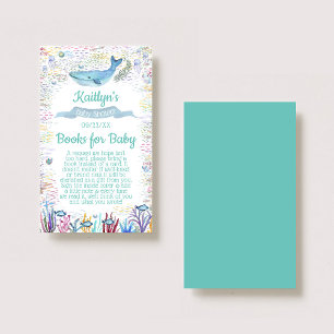 Under begäran om Sea Baby Shower Bok Tilläggskort