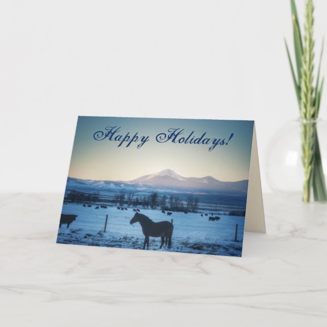 Under berg helgkort (Framsida)