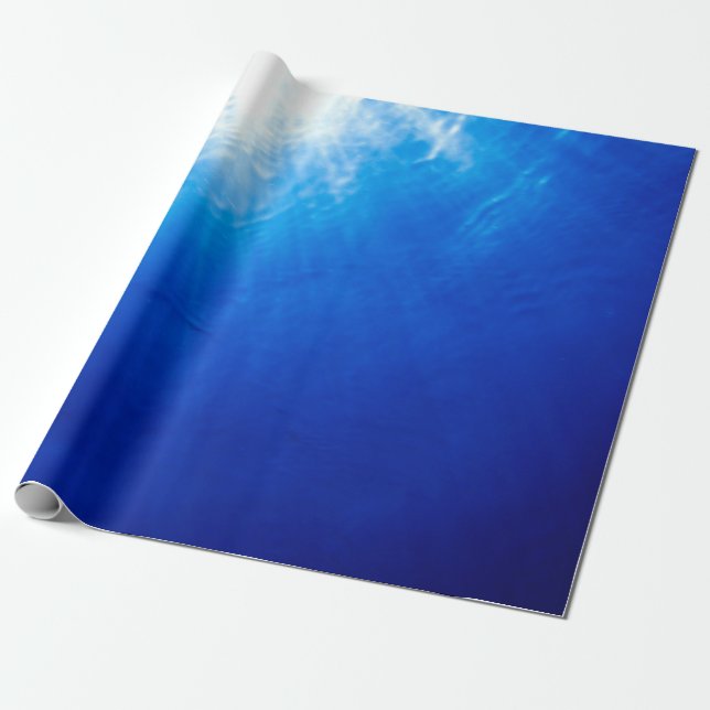 Under blå djup dyna presentpapper (Utrullad)