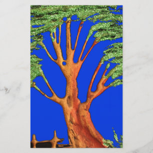 Under Blå himmel: Acacia Träd-insamlingen Brevpapper