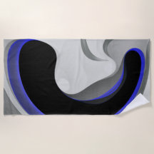 Under blått: Abstrakt Grått, svart och blå