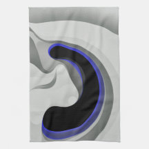 Under blått: Abstrakt Grått, svart och blå