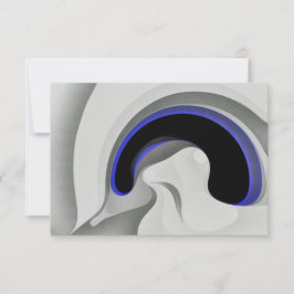 Under blått: Abstrakt Grått, svart och blå Kort