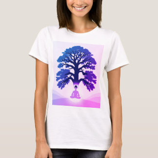 Under Bodhi Träd - Meditative Enlightenment Sp T Shirt