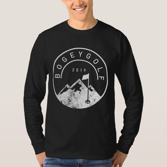 Under Bogey EST. 2019 Mountain T Shirt (Framsida)