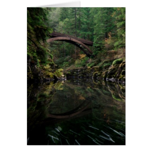 Under bron hälsningskort (Framsidan)