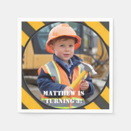 Under Bygg Boy's Birthday Bash Pappersservett