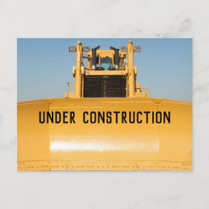Under Byggbulldozer Vykort