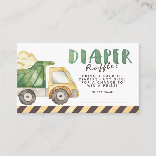 Under Bygge Raffle Tilläggskort (Framsida)