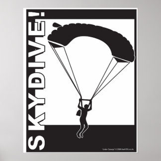 Under Canopy SkyDive! Poster