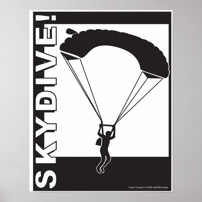 Under Canopy SkyDive! Poster (Framsidan)