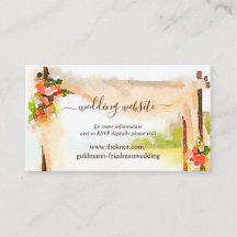 Under chuppah bröllopswebbplats RSVP