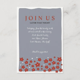 UNDER CHUPPAH Jewish Bröllop-svarskort Inbjudningar