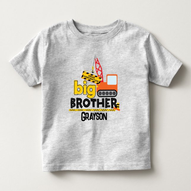 Under Construction Big Brother T-Shirt (Framsida)