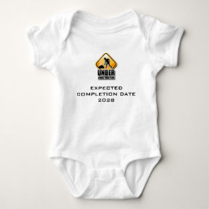 Under Construction Funny Baby Grow Tee Shirt
