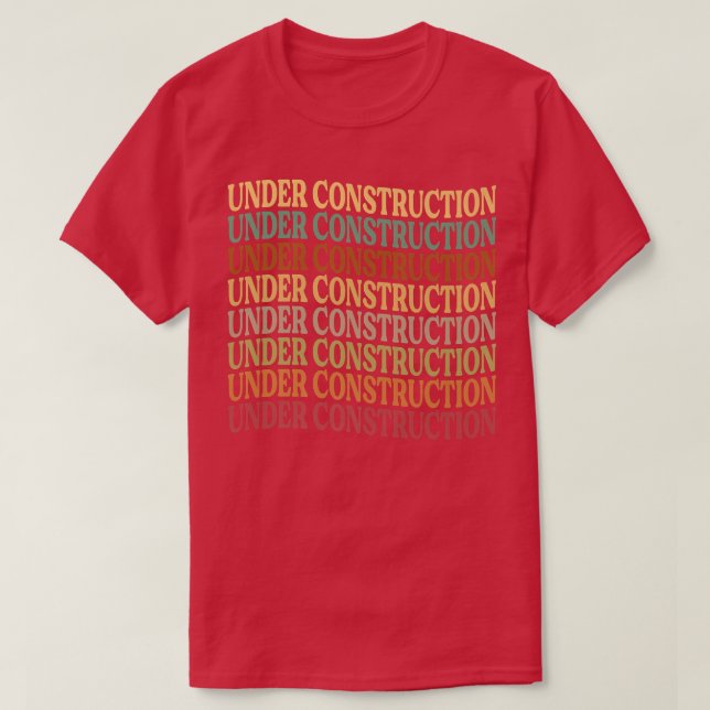 Under Construction - Funny Motivation - Workout Jo T Shirt (Design framsida)