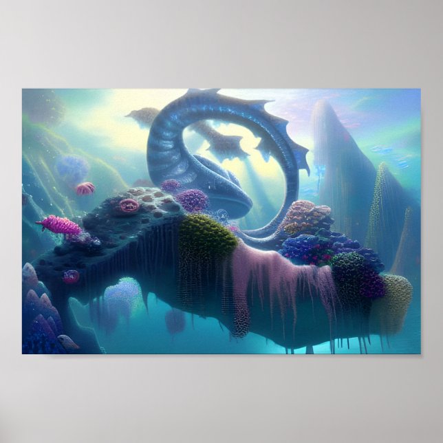 Under Crystal Seas Poster (Framsidan)