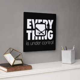 Under ctrl fyrkantig klocka