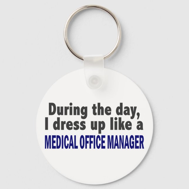 Under Dag I Trress Up Medical Office Manager Nyckelring (Framsida)