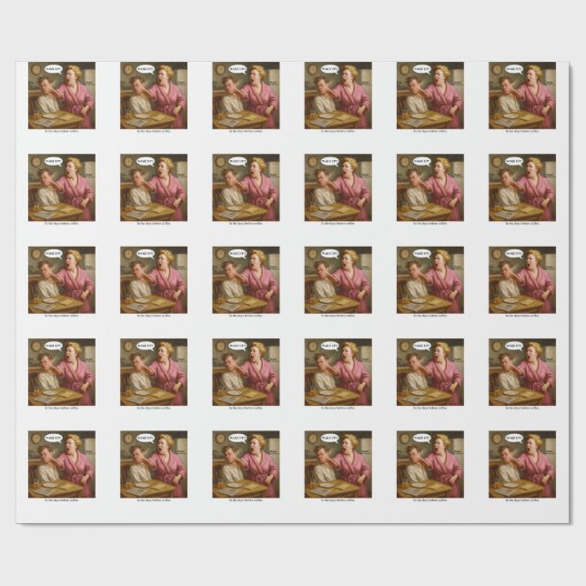 Under dagarna före kaffet. presentpapper (Platt)