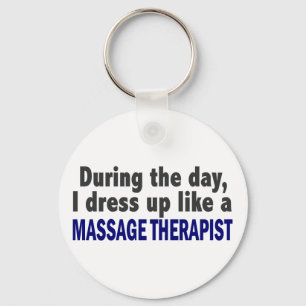 Under Dagen Klär Jag Upp Mig Som Massageterapeut Nyckelring