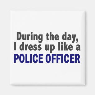 Under dagen klär jag upp något liknande en polis magnet