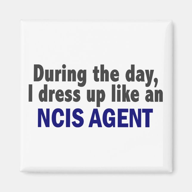 Under dagen klev jag upp som en NCIS Agent Magnet (Framsidan)