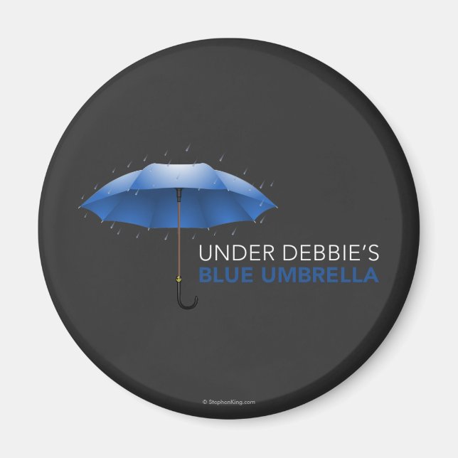 Under Debbie's Blue Umbrella Magnet (Framsidan)