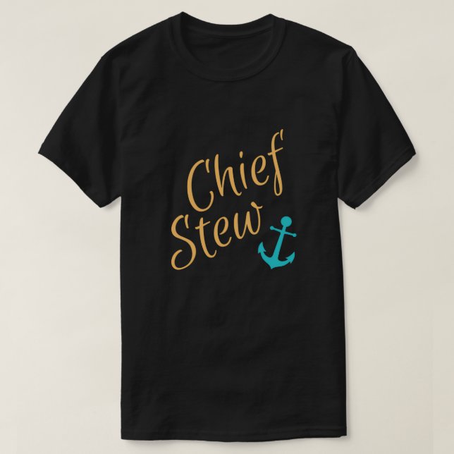 Under Deck Chief Stew T Shirt (Design framsida)