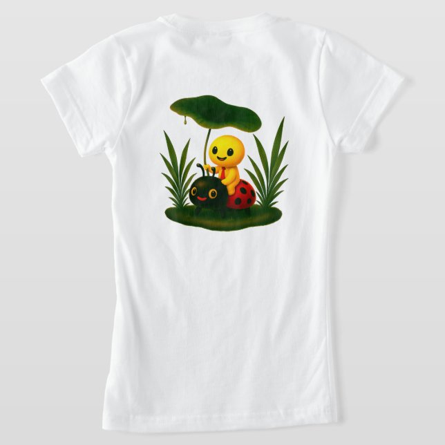 Under den gröna lövkronan t shirt (Laydown Baksida)