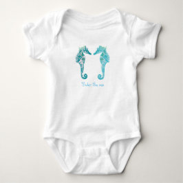 Under den havsbabyJersey bodysuiten vit Tee