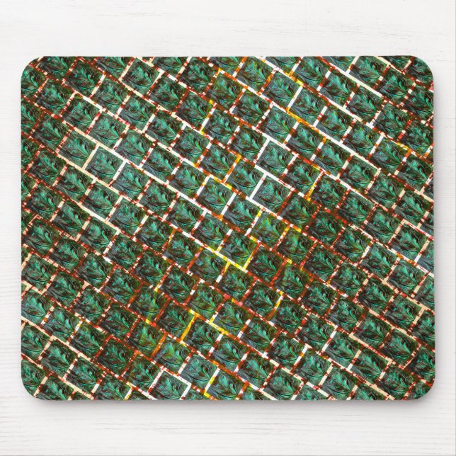 Under den smutsiga och rostiga grillen musmatta (Framsidan)