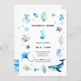 Under den tredje dagen på sjödagen inbjudningar