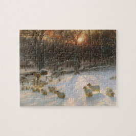 Under det Snö-numrerade Grenar Pussel