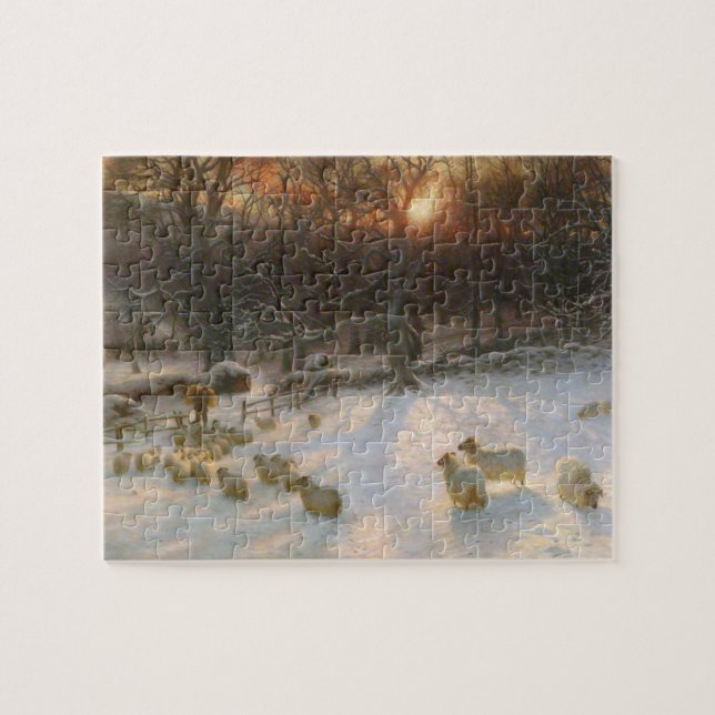 Under det Snö-numrerade Grenar Pussel (Horisontell)