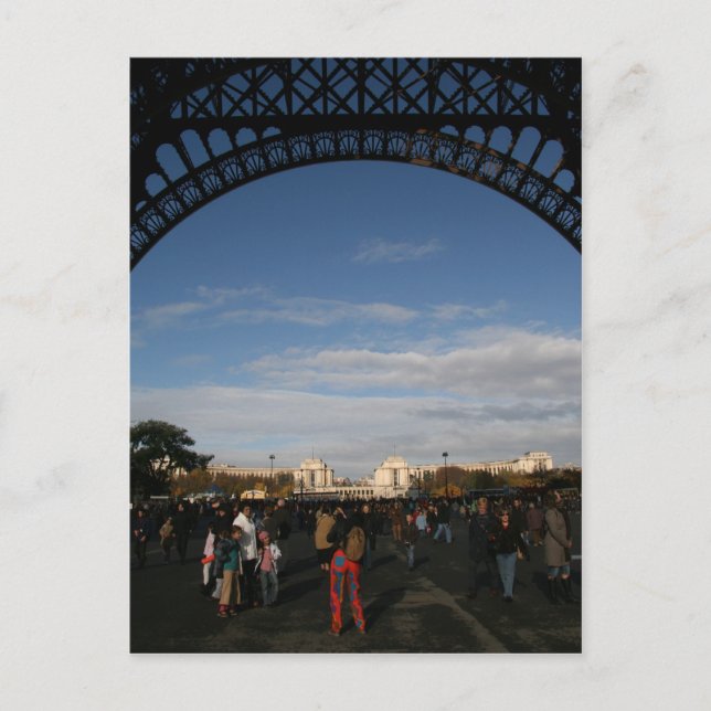 Under Eiffel Vykort (Framsida)