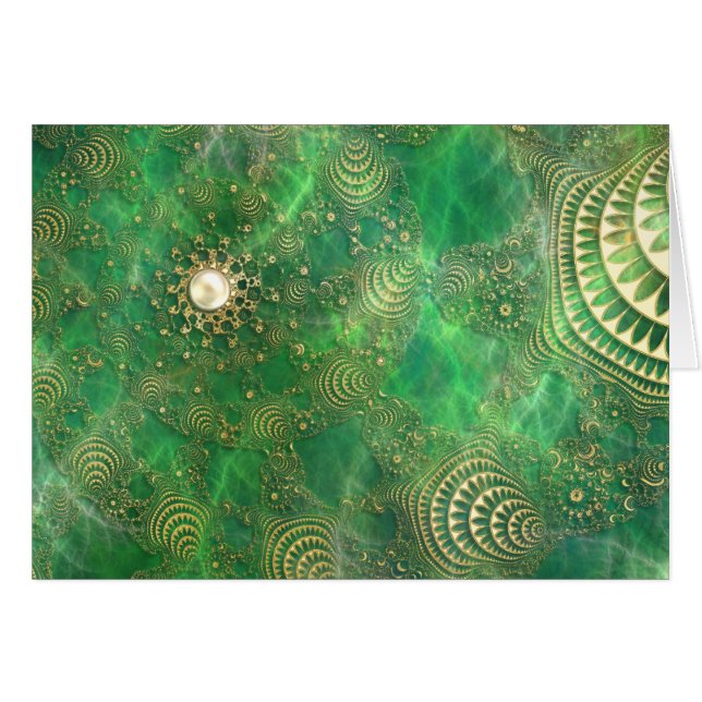 Under Emerald Sea Card Hälsningskort (Framsidan Horizontal)