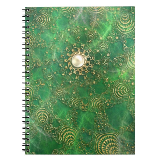 Under Emerald Sea Notebook Anteckningsbok (Framsidan)