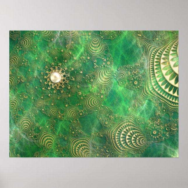 Under Emerald Sea Print Poster (Framsidan)