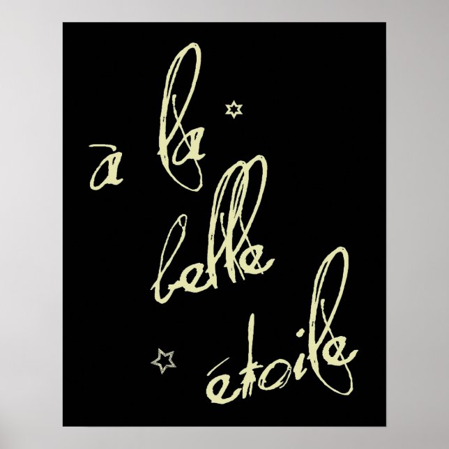 Under en vacker stjärna poster (Framsidan)